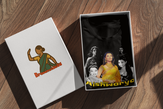 Aishwarya Rai T-Shirt – Bollywood Pop Art Graphic Tee