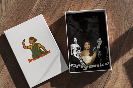 Priyanka Chopra T-Shirt – Bollywood Pop Art Graphic Tee
