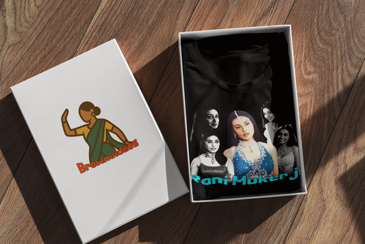 Rani Mukerji T-Shirt – Bollywood Pop Art Graphic Tee